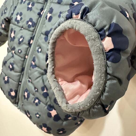 Carter's Baby Toddler Girls' Fleece-Lined Puffer Jacket 2T - Picture 6 of 8